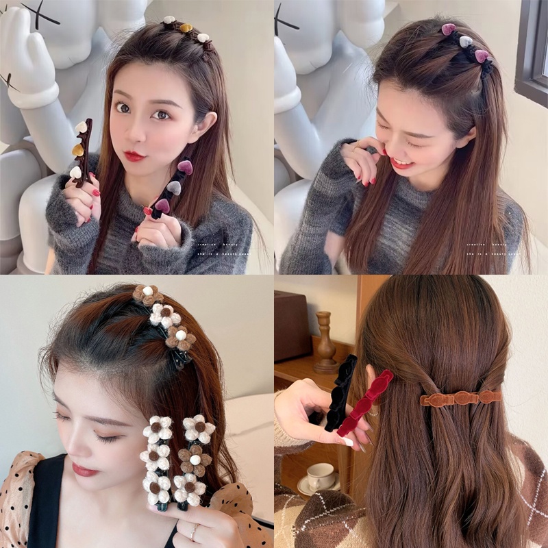 Kẹp Tóc Trái Tim Phong Cách Hàn Quốc Cho Nữ
