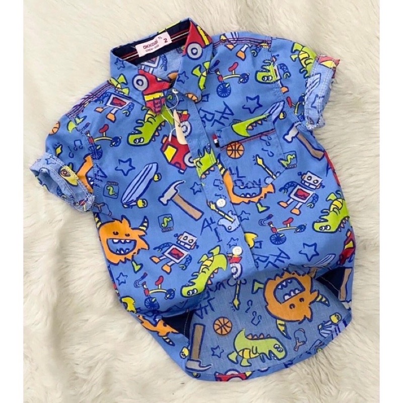 Áo sơ mi cho bé trai từ 7-25kg SM2