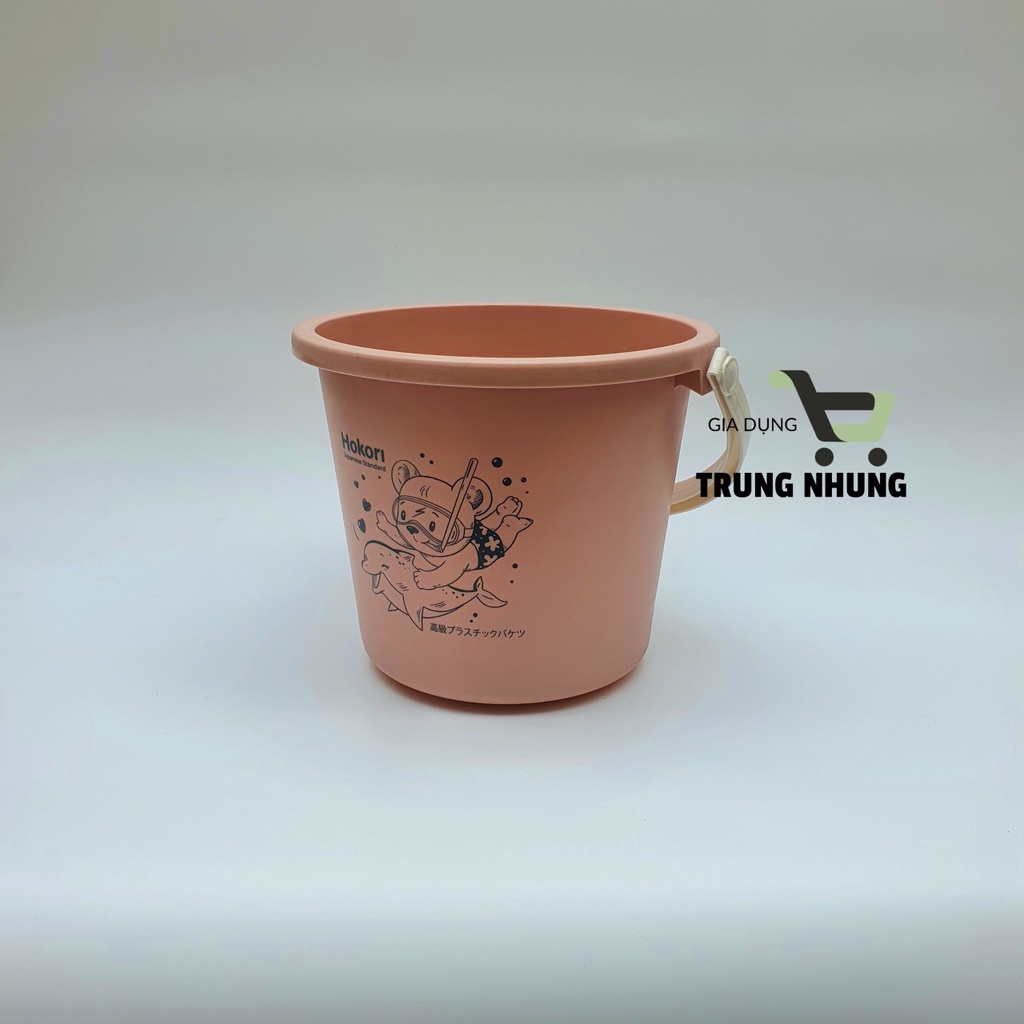 Xô nhựa, xô đựng nước 6Lit /11 Lit có hình dễ thương