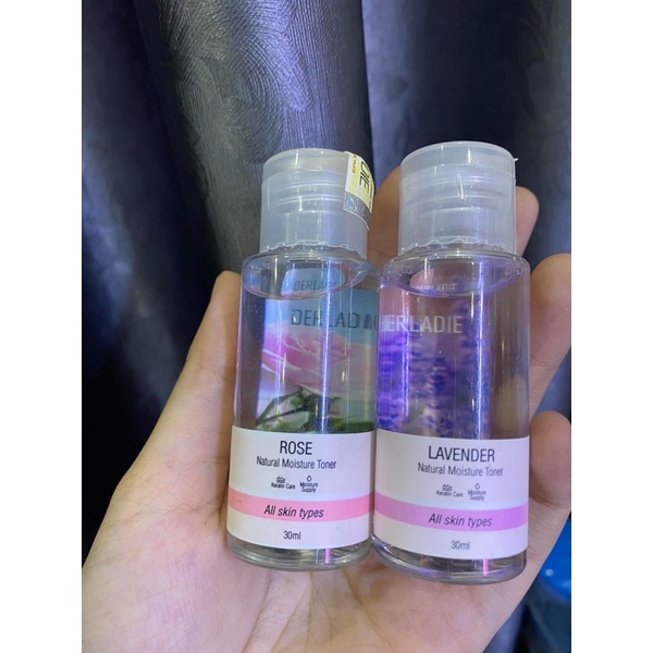 Nước Hoa Hồng Làm Sạch, Dưỡng Ẩm, Dịu Nhẹ Chiết Xuất Cây Phỉ Derladie Natural Witch Hazel Toner