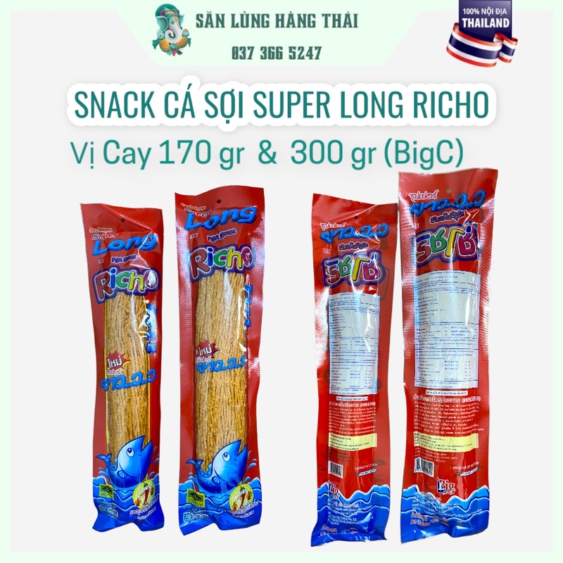 Snack Cá Sợi Super Long Richo Thái Lan