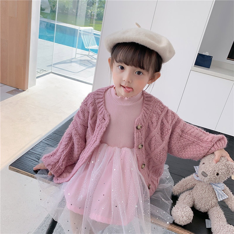 Áo khoác cardigan IQ ANGEL vải dệt kim phong cách phương tây thời trang xuân thu dành cho nữ