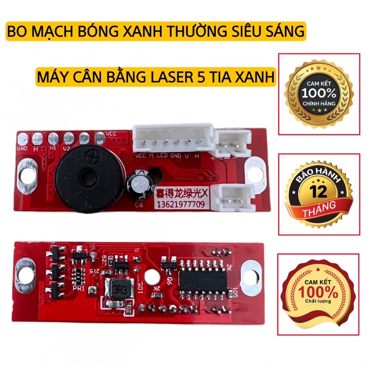 Bo mạch bóng thường máy cân bằng laser 5 tia xanh