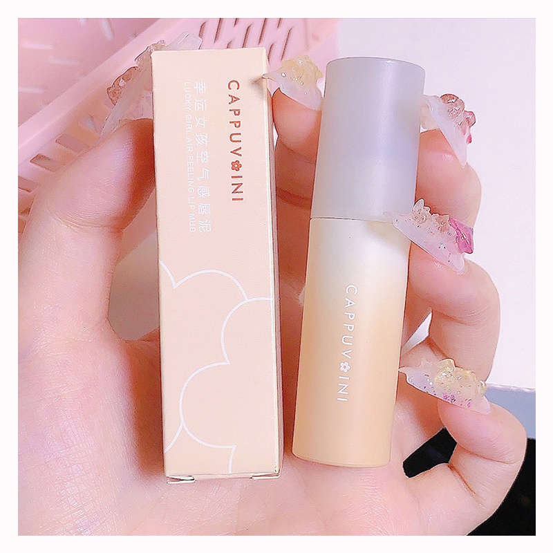 💎Son Bóng Cappuvini Dưỡng Ẩm Chống Thấm Không Dính Thấm Nước Chống Khô Môi Lâu Trôi Bong Son Bóng