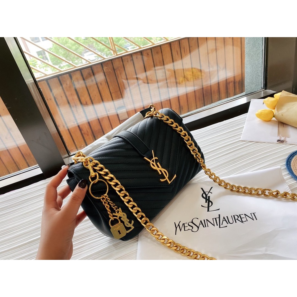 Ysl Túi Đeo Chéo Thể Thao Phong Cách Vintage Hàn Quốc Cho Nữ