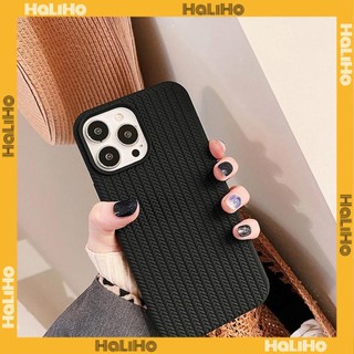 Case For iPhone 14 Series TPU Soft Simple Case Woven Texture Solid Color Black White Case Camera Protection Shockproof Compatible For iPhone 14 13 12 11 Plus Pro Max 7 Plus X XR