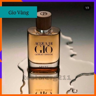 Nước hoa nam Giio Vàng 100ml - Từng nốt trầm quyến rũ