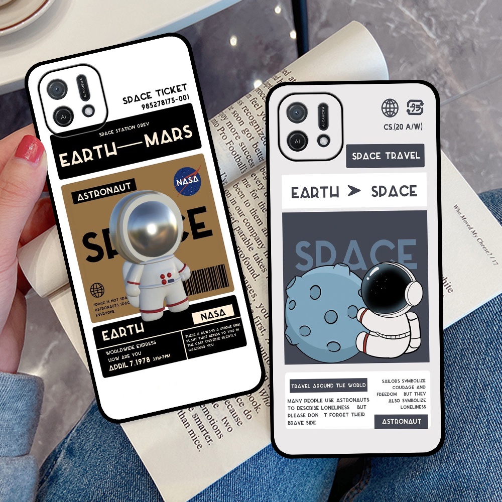 Ốp Oppo A16k in hình vũ trụ, nasa, moon, earth siêu đẹp