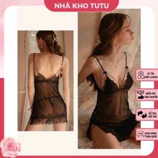 Đầm ngủ Ren cao cấp L315 Nhà Kho TuTu