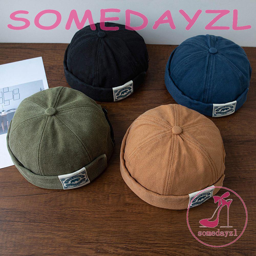 Somedayzl Mũ Nồi Màu Trơn Phong Cách Hip Hop Hàn Quốc Dễ Thương Cho Nam