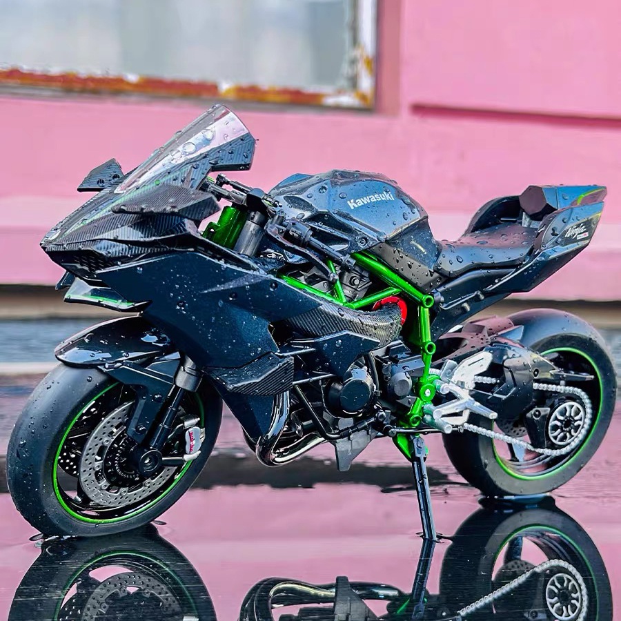 Mô Hình Xe Mô Tô Kawasaki H2R Bằng Hợp Kim Tỉ Lệ 1: 9