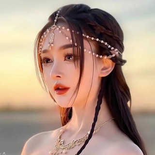 Bờm tóc bohemian - Vòng đội đầu head chain boho style