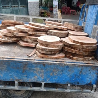 mặt bàn gỗ xà cừ nhiều kích thước