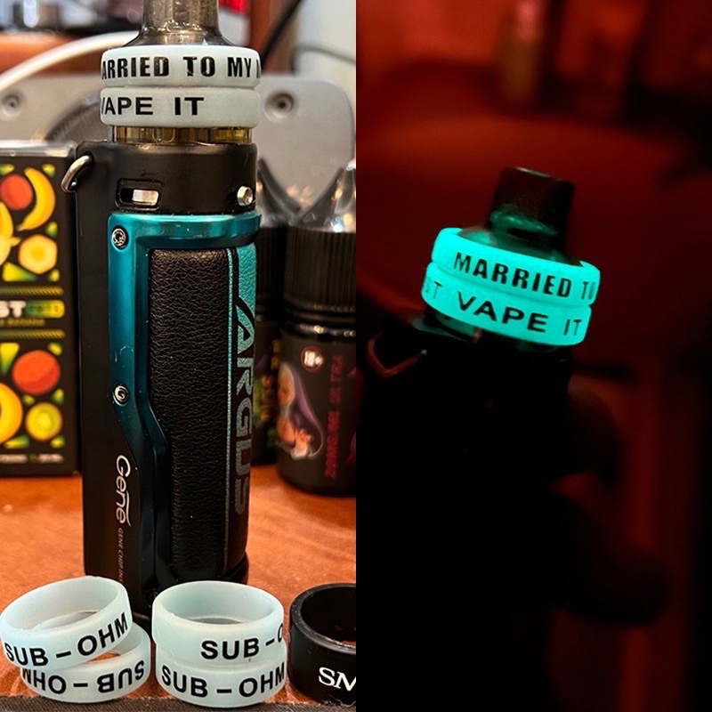 Vòng Silicone Phát Quang Trang Trí đèn pin, cần câu, Chống Trượt 22MM