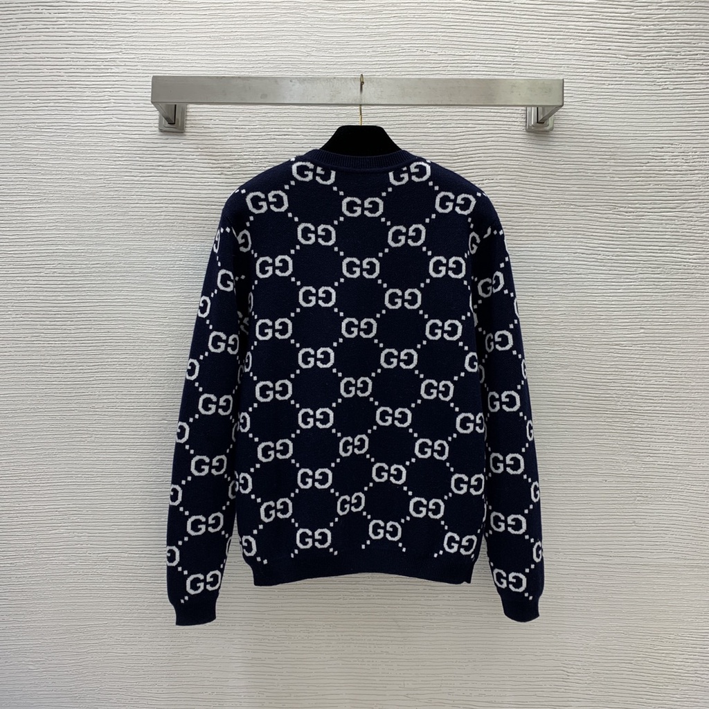 Áo len nam nữ Gucci GC GG hoạ tiết thương hiệu thời trang
