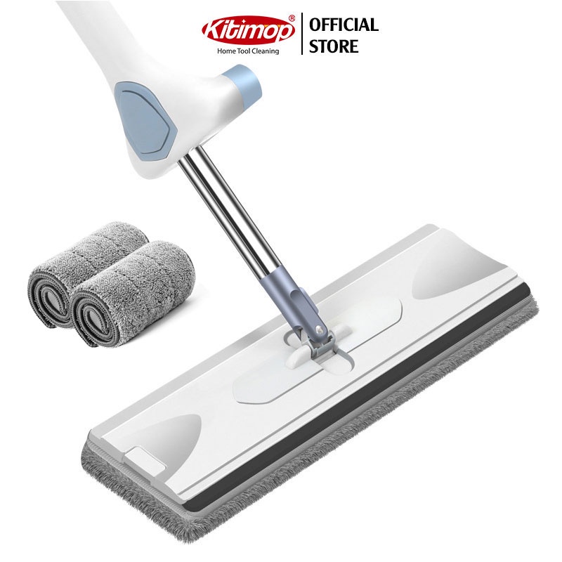 Cây lau nhà Kitimop-XPRO tự vắt thông minh không cần thùng, hàng công ty cao cấp, bảo hành 12 tháng