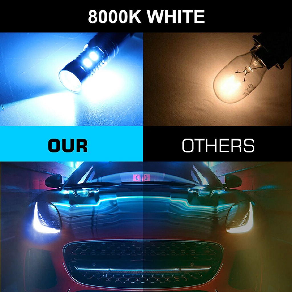 2 Bóng Đèn Pha Siêu Sáng H1 8000K 100W Cho Xe Hơi