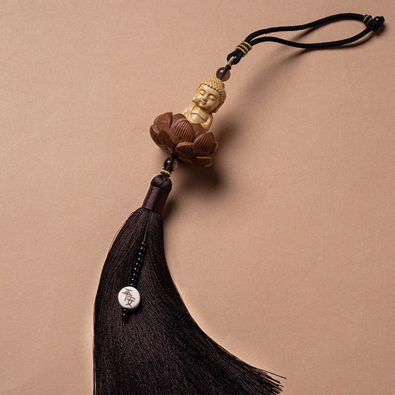 Dây Treo Trang Trí Xe Hơi Hình Hoa Sen Độc Đáo