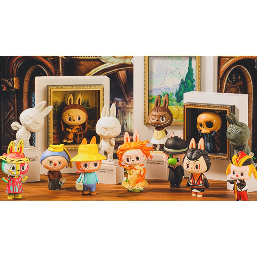 ★Hgtoys★Búp Bê Popmart LABUBU Nghệ Thuật Trang Trí