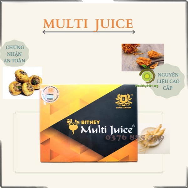 Multi juice Bitney Malaysia chính hãng 100% - Lan Chi