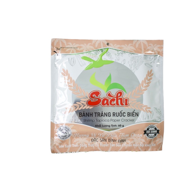 Bánh Tráng Nướng Bình Định Sachi Ruốc biển 75 Gam Sài Gòn Đặc Sản