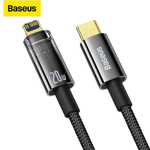 Cáp sạc nhanh Baseus Tự Ngắt 20W Gen2 Baseus Explorer Series cho sp táo