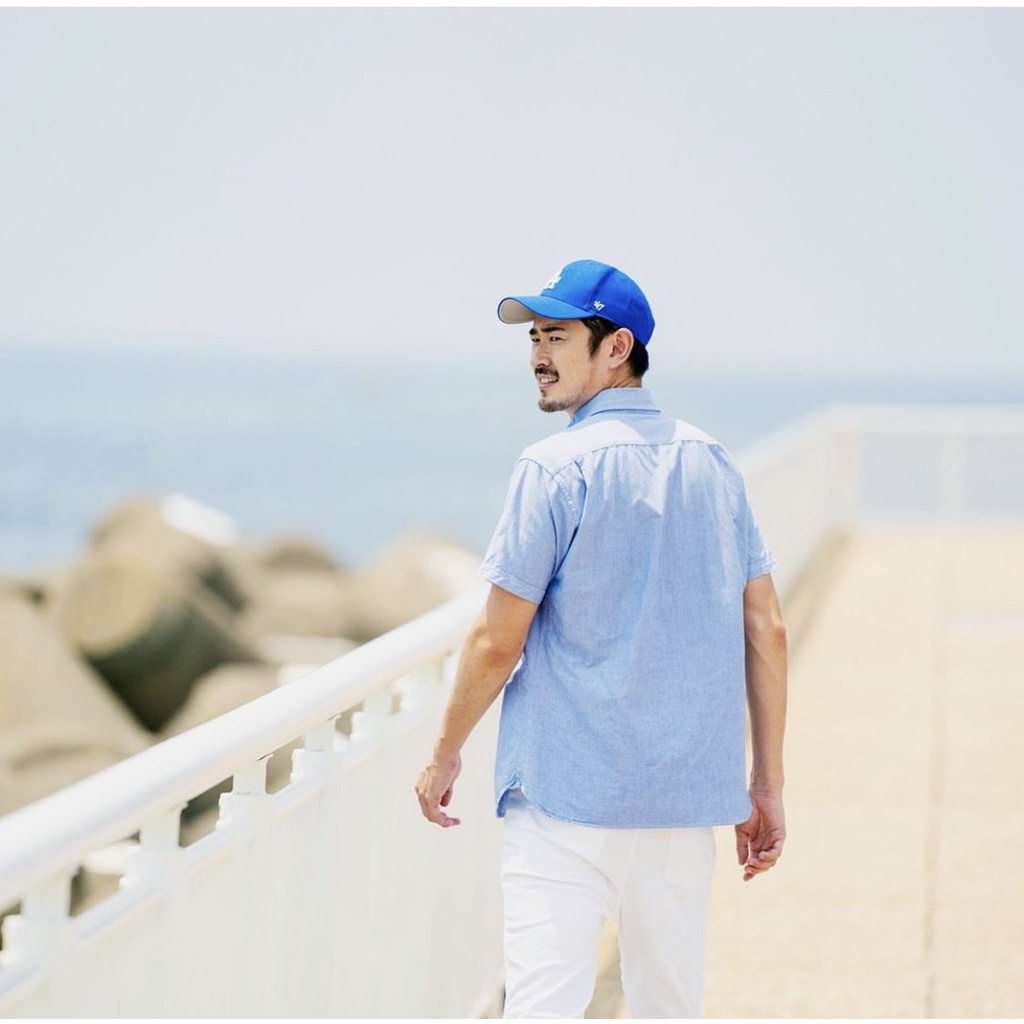 Nón MLB x 47 Brand Mỹ_Logo LA blue