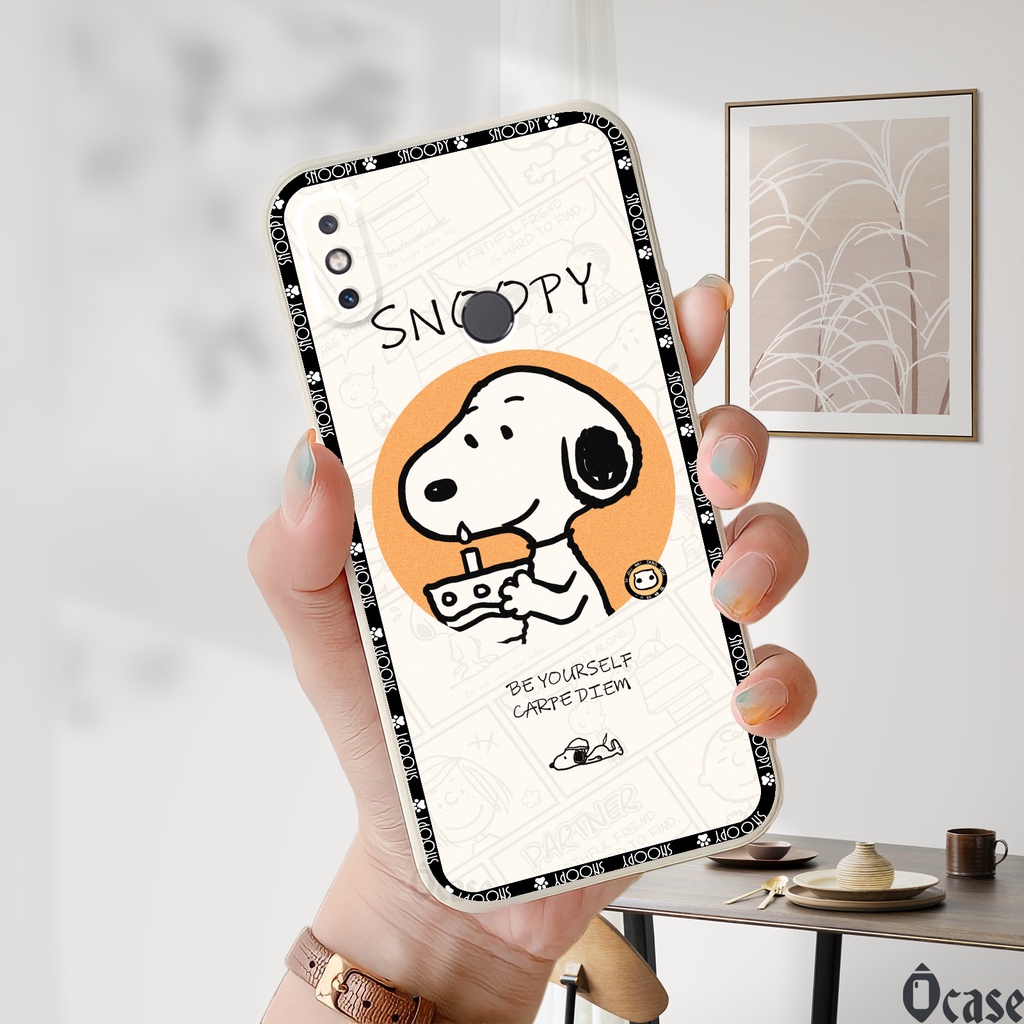 Ốp lưng Xiaomi Mi 6X / 8 SE / 8SE / Mix 2S / Mix 3 / Redmi Note 5 Pro / Note 6 Pro / S2 in hình gấu  cạnh viền vuôn