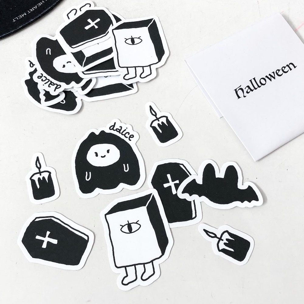 Daice ||  halloween sticker đáng yêu trang trí