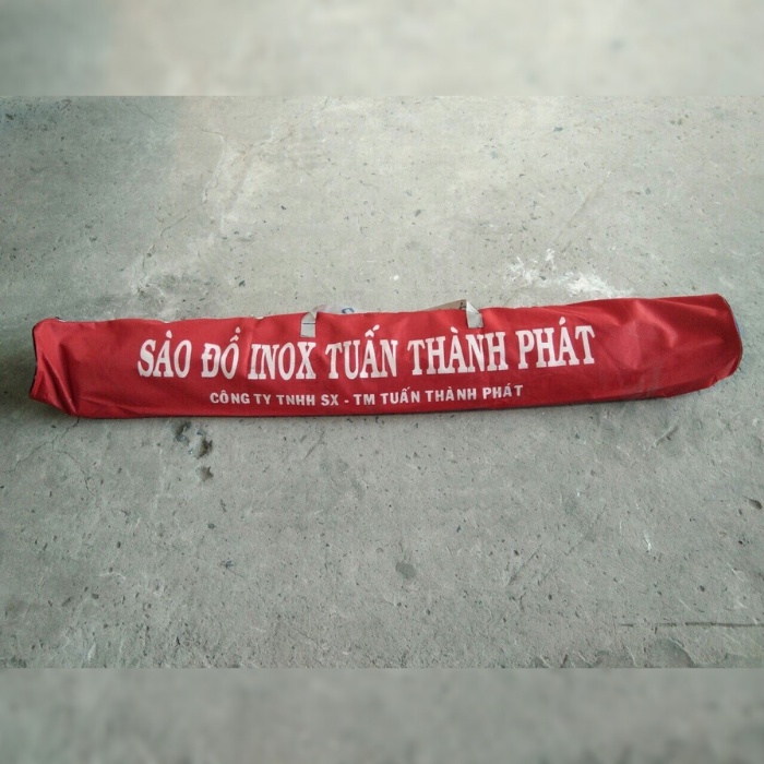 Sào phơi đồ INOX đơn 1 Sào - Loại túi lắp ráp cao cấp có bánh xe - INOX TUẤN THÀNH PHÁT