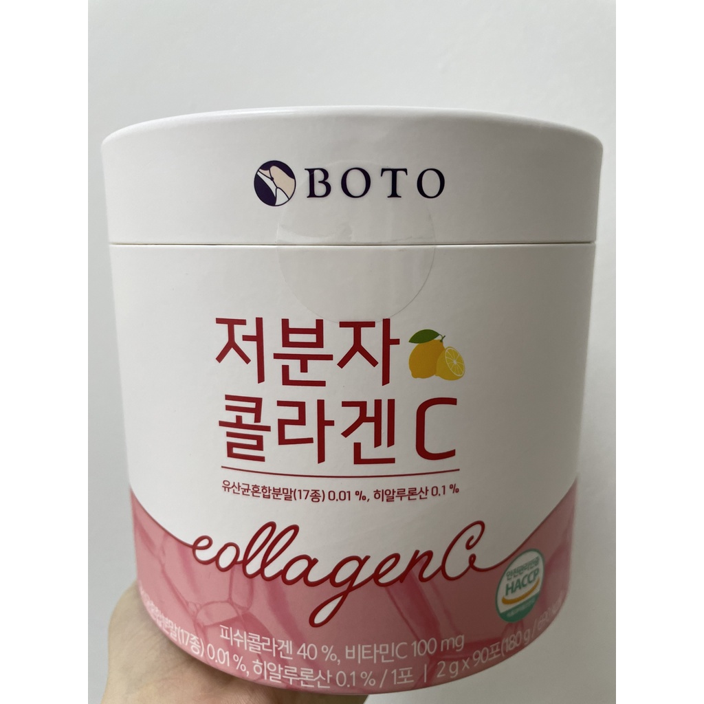 Bột uống collagen BOTO C cho 3 tháng sử dụng