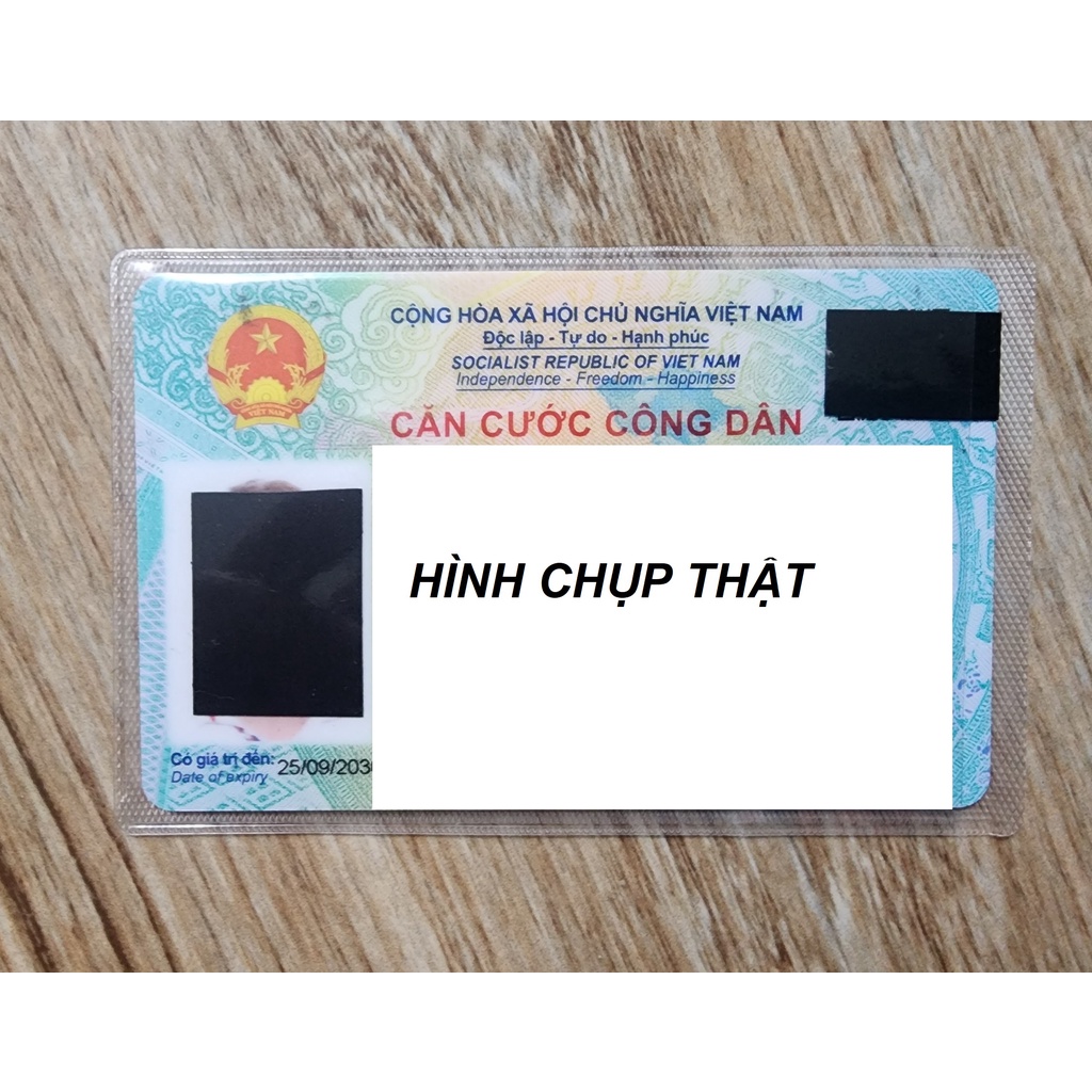 Bọc bảo vệ thẻ căn cước chống trầy  card atm, bằng lái, card visit, driver license, thẻ sinh viên