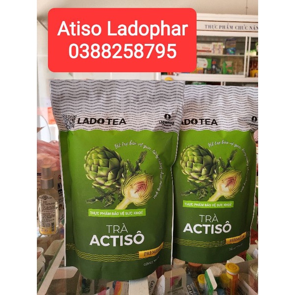 COMBO 10 GÓI TRÀ 100 TÚI LỌC ACTISO LADOPHAR