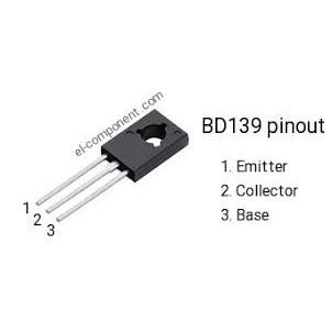 05 Transistor BD139 / NPN / Linh Kiện Điện Tử