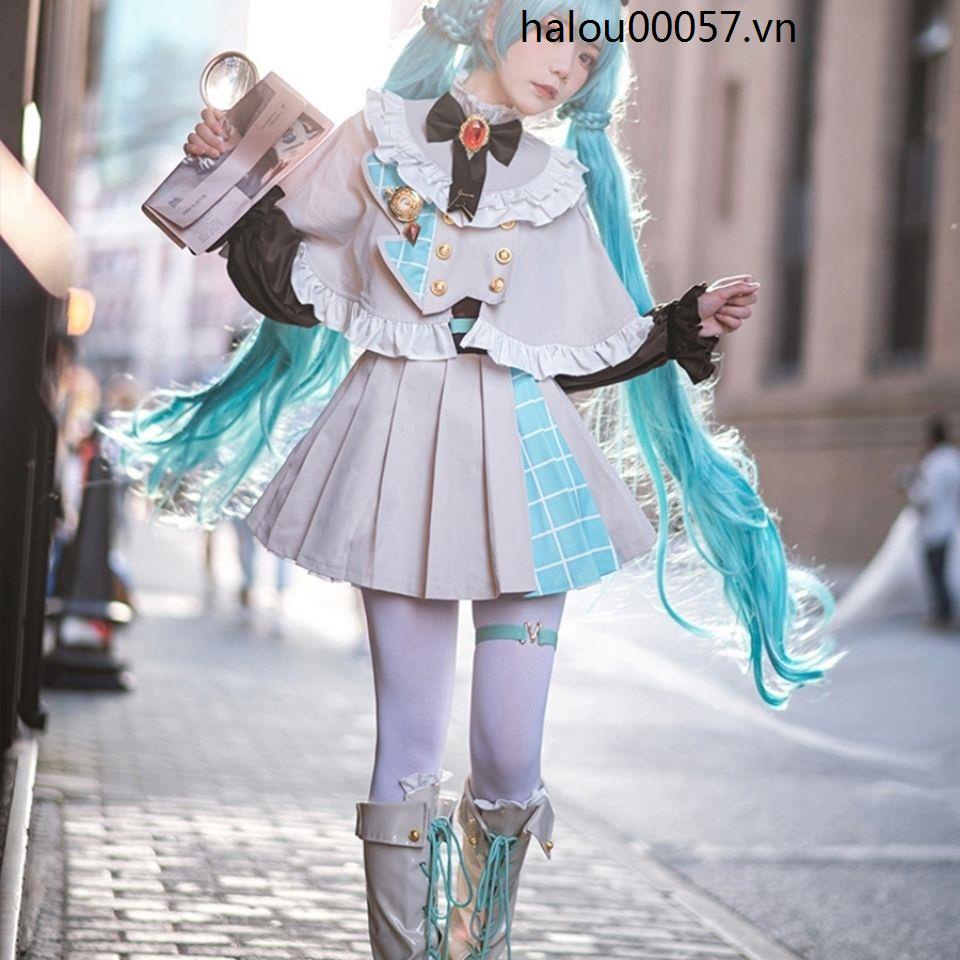 Áo Choàng Hóa Trang Nhân Vật Hatsune miku Xinh Xắn