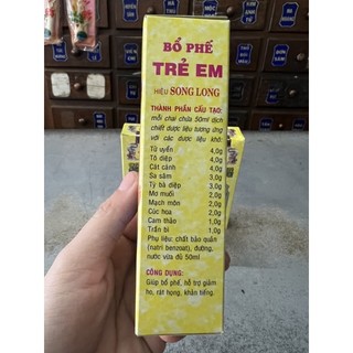 Bổ Phế Trẻ Em Hiệu Song Long - 50ML