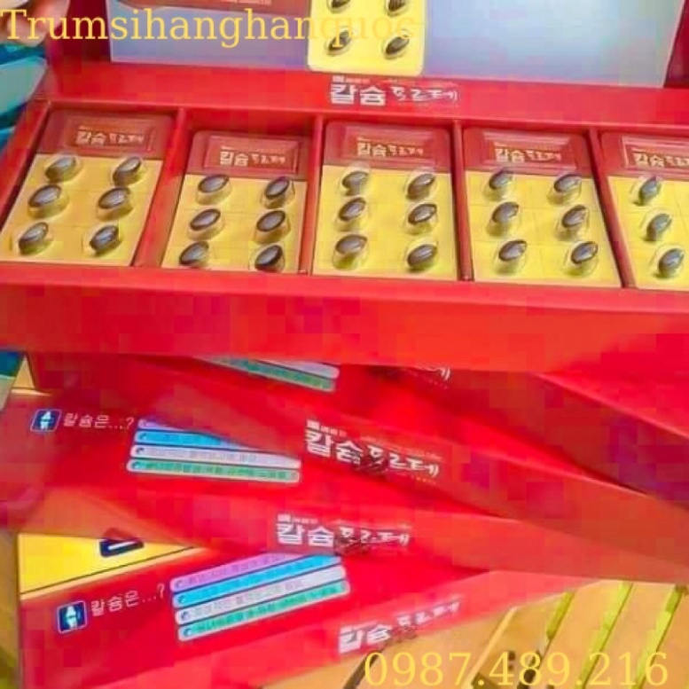 Viên Canxi Hanmi Hàn Quốc, Hộp đỏ 120 viên [ Hàng Mới Về ]