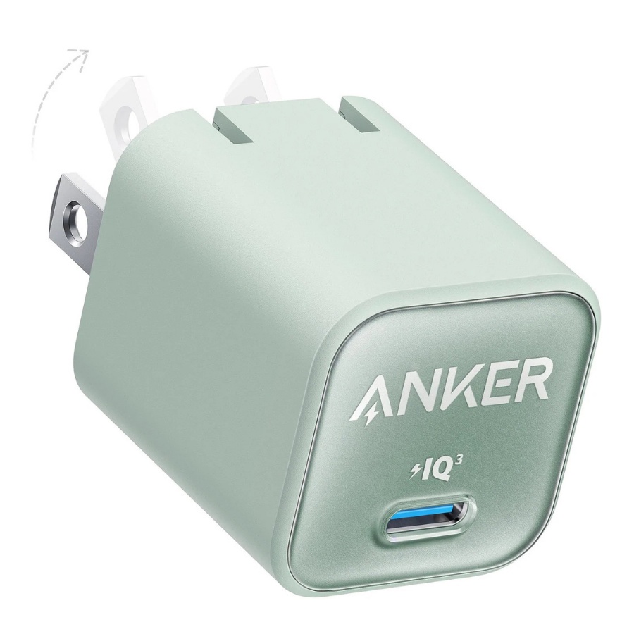 Củ sạc Anker 511 Nano 3 30W 1 cổng USB-C PiQ 3.0 tương thích PD-A2147 hỗ trợ sạc nhanh 30W cho iP 13 trở lên