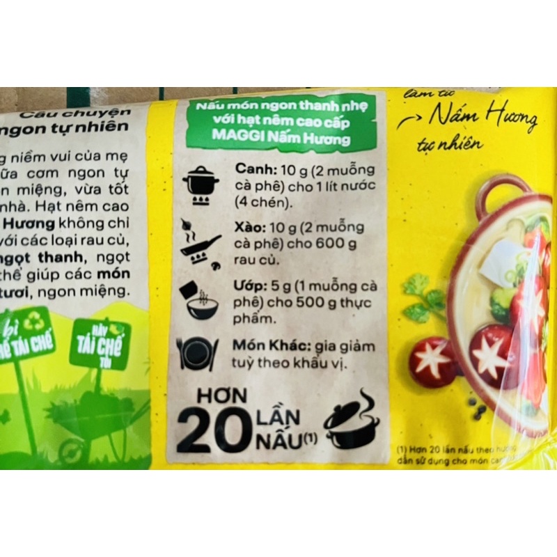 Hạt nêm Maggi chay gói