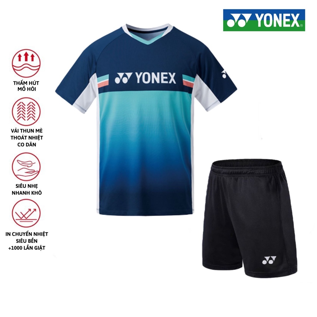 Áo cầu lông, quần cầu lông Yonex chuyên nghiệp mới nhất sử dụng tập luyện và thi đấu cầu lông M3S01