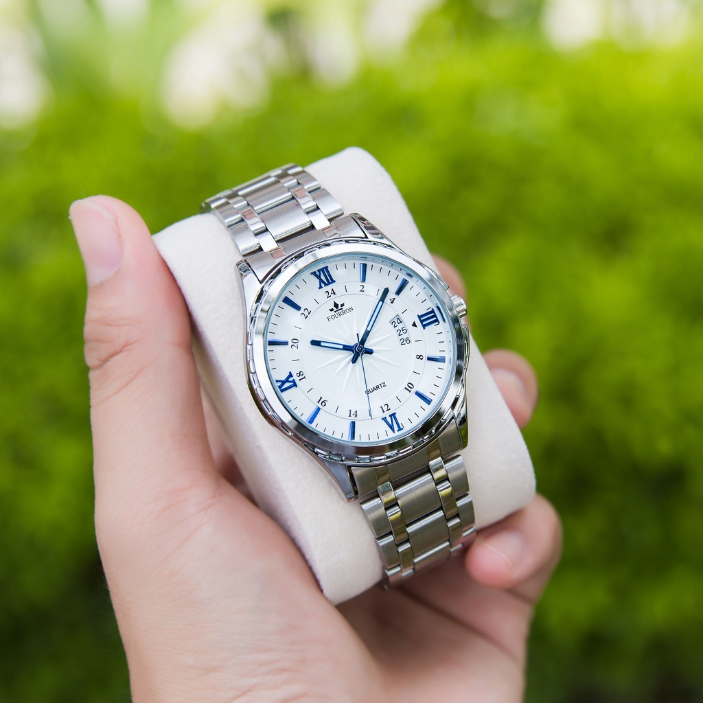 Đồng hồ nam Skmei dây kim loại có lịch ngày chống nước 3ATM size 40mm bảo hành 24 tháng