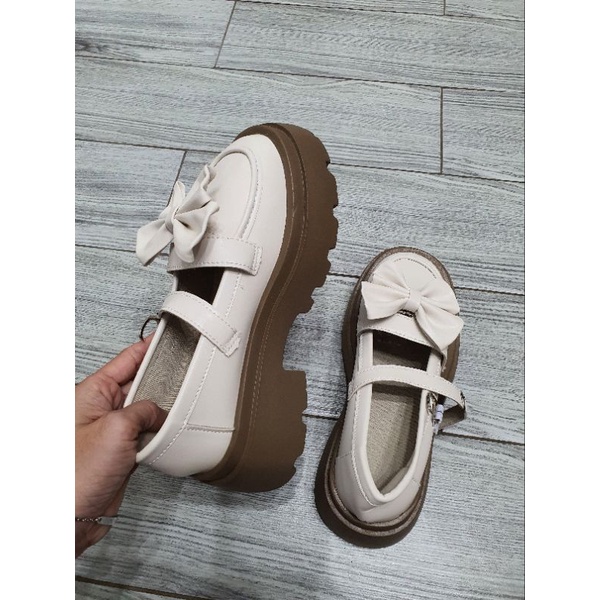 Giày Lolita tiểu thư nữ sinh dễ thương new có nơ tháo rời được