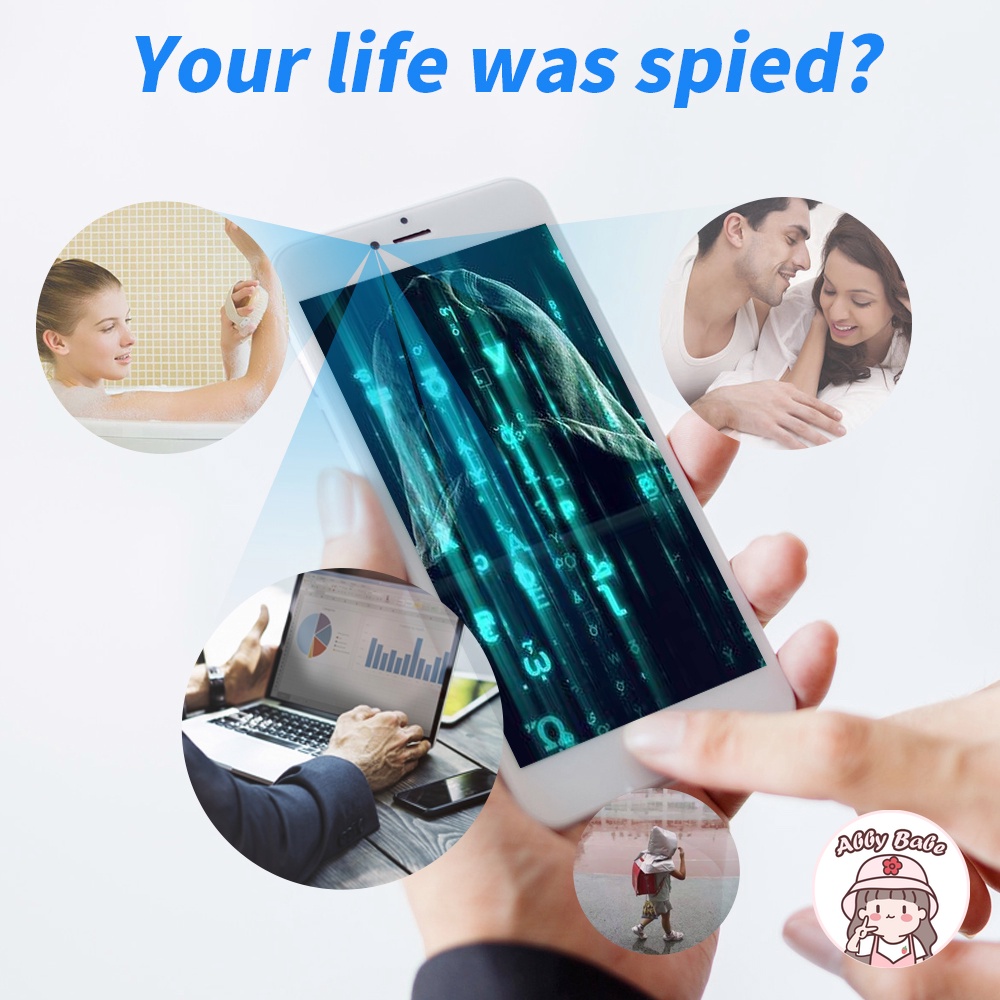 Miếng Dán Từ Tính Bằng Nhựa PC Bảo Vệ Riêng Tư Cho IP 14 13 12 11 Pro Max X XS XR 8 7 Plus