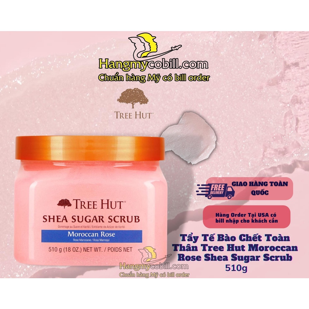 Tẩy tế bào chết toàn thân Tree Hut SHEA SUGAR SCRUB 510g
