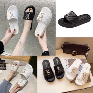 Dép quai ngang siêu nhẹ đế đúc 3,5cm khóa YS- dép bánh mì