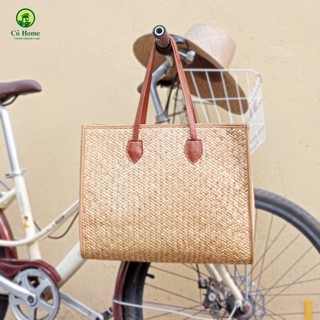 Túi cỏ bàng / cói bàng đi biển hot/ túi tote đẹp - cỏ home