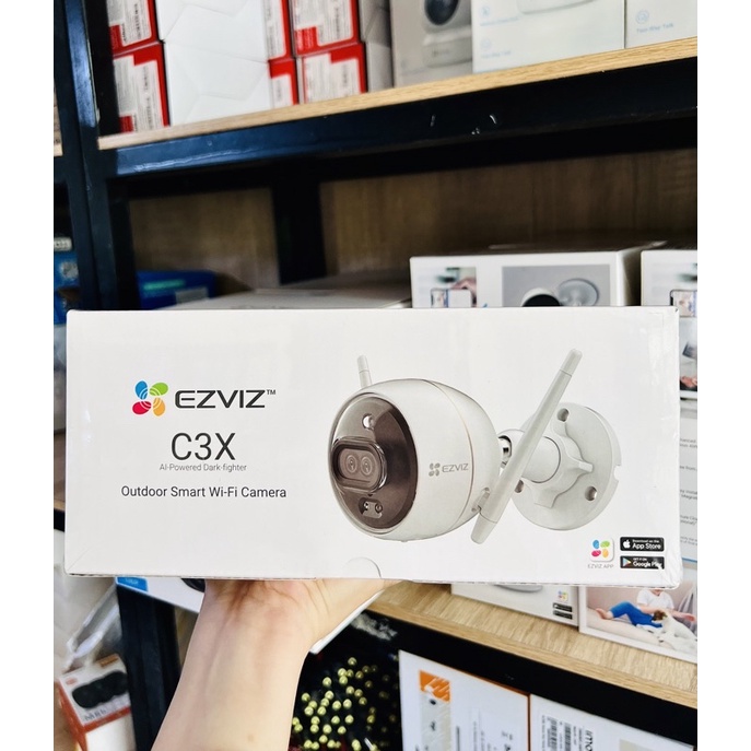 Camera Wifi Ezviz C3X Ngoài Trời Thông Minh, Có Màu Ban Đêm 2MP 1080P Full HD