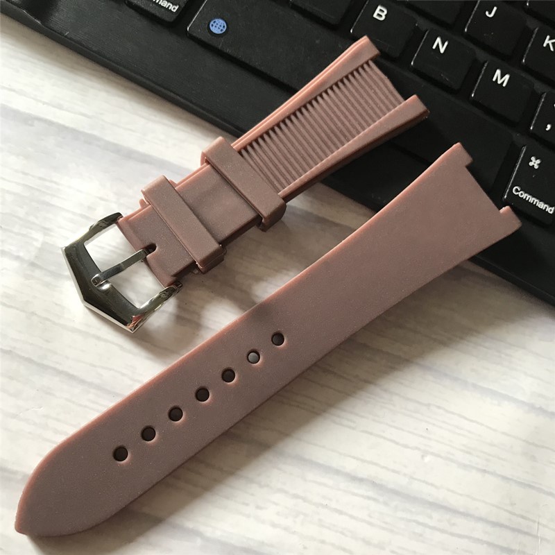 Dây Đeo Đồng Hồ Bằng Cao Su Silicone Tự Nhiên 5712R-001 / 5711 25mm