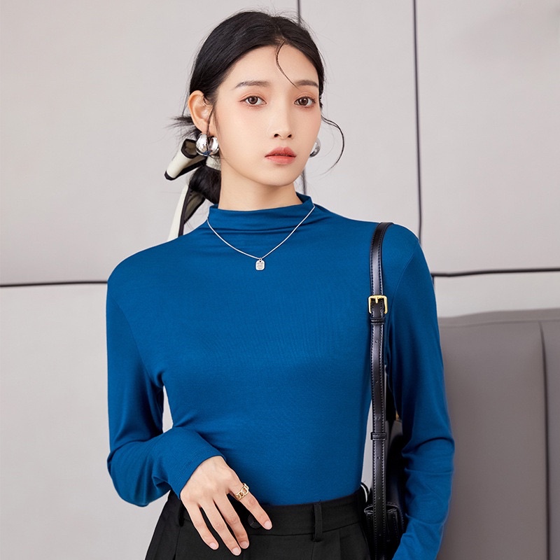 Áo Giữ Nhiệt Siêu Ấm, Áo Giữ Nhiệt Thu Đông Cao Cổ Nữ