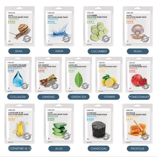 Mặt NạLazMall Lebelage Pomegranate Solution Mask Pack 25g